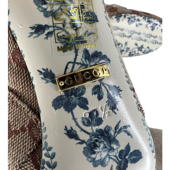 Gucci Victoire GG-Canvas Ankle Boots - Picture 14 of 16